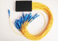 KIWI-FBT-1/14-9-LC/U-1.0-3.0 Разветвитель сплавной 1х14 оконцованый LC/UPC 9/125 вывод 1.0м буфер 3.0мм 1310/1550